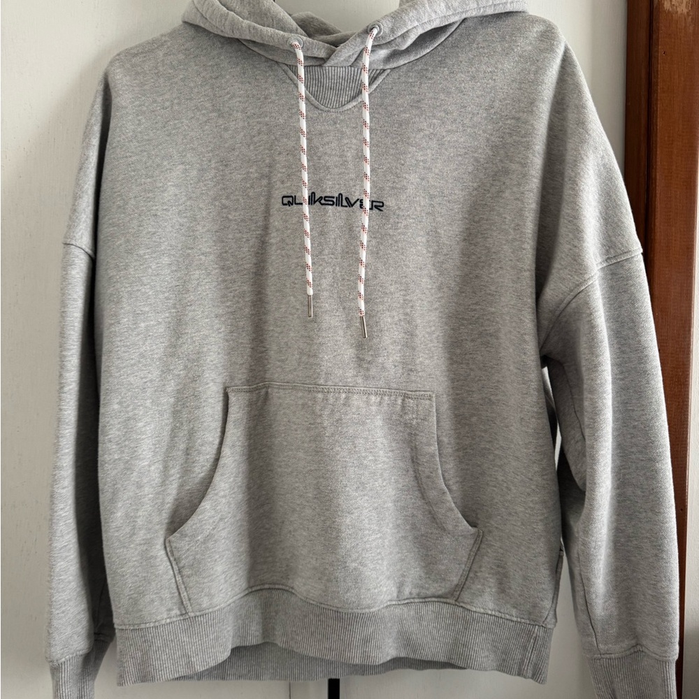 Quiksilver Light Gray Hoodie